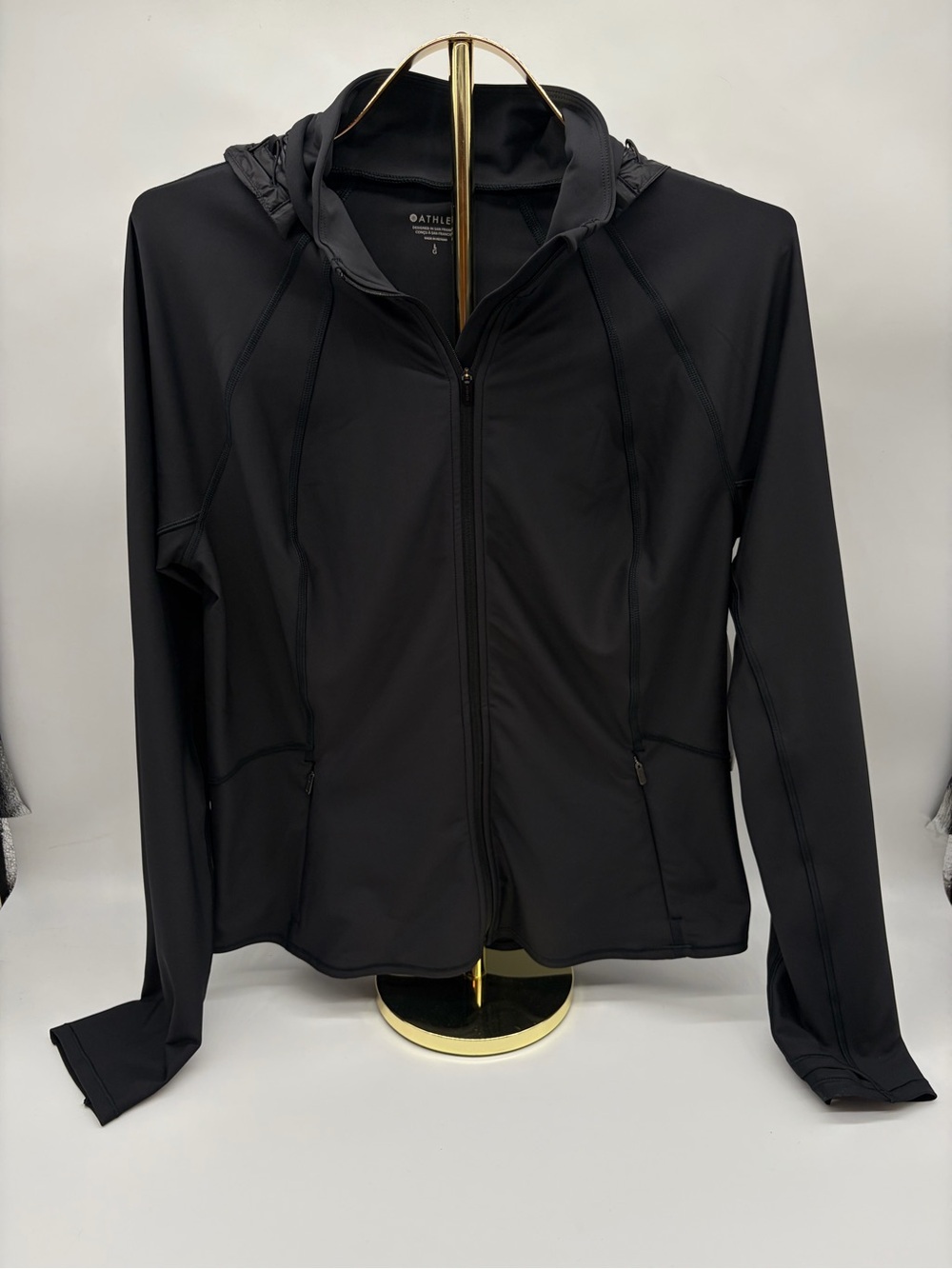 Athleta Interval Jacket PowerMove Black Women’s Large NWT